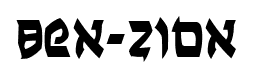 Ben-Zion font