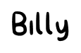 Billy font