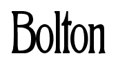 Bolton font