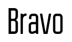 Bravo font