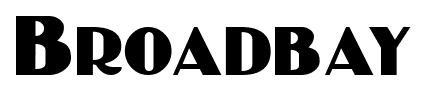Broadbay font