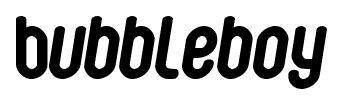 Bubbleboy font