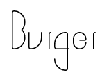 Burger font