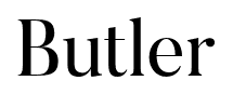 Butler font