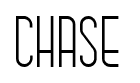 CHASE font