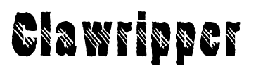Clawripper font