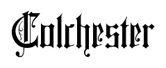Colchester font