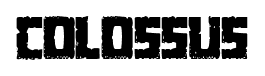 Colossus font
