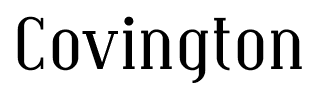 Covington font
