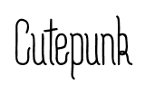 Cutepunk font