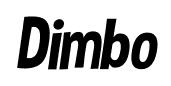 Dimbo font