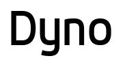 Dyno font