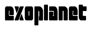 Exoplanet font