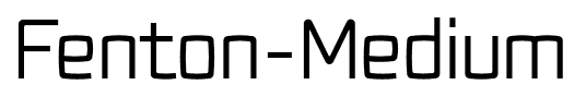 Fenton-Medium font
