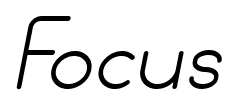 Focus font