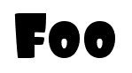Foo font