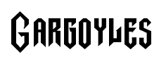 Gargoyles font