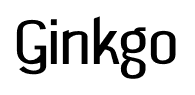 Ginkgo font