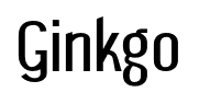 Ginkgo font