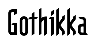 Gothikka font