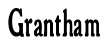 Grantham font