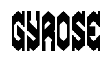 Gyrose font