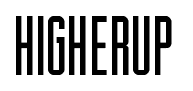 HIGHERUP font