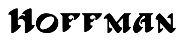 Hoffman font