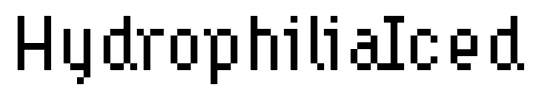 HydrophiliaIced font