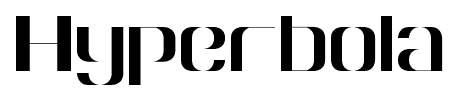 Hyperbola font