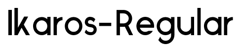 Ikaros-Regular font