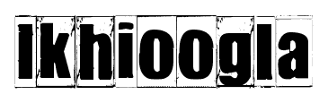Ikhioogla font