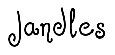 Jandles font