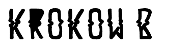 KROKOW-Bold font