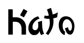 Kato font