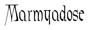 Marmyadose font
