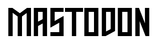 Mastodon font