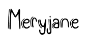 Meryjane font