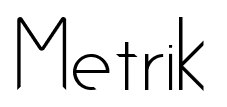 Metrik font