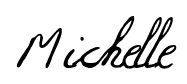 Michelle font