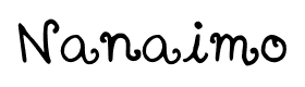Nanaimo font