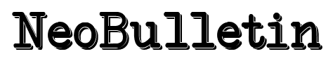 NeoBulletin font