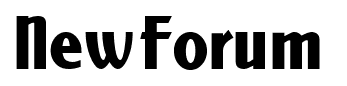 NewForum font