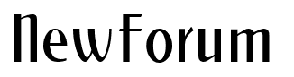 NewForum font