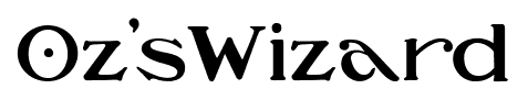 Oz’sWizard font