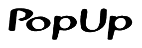 PopUp font