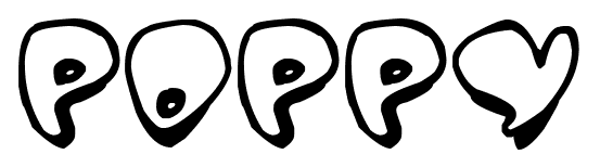 Poppy font