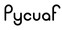 Pycuaf font