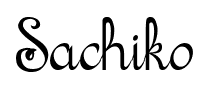 Sachiko font
