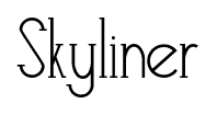 Skyliner font